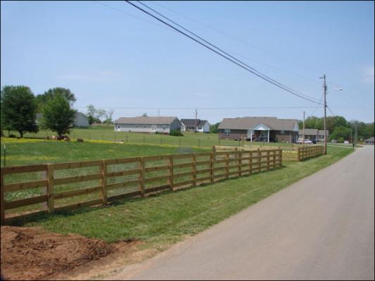 Our new arena at Half Ass Acres Miniature Donkey Farm